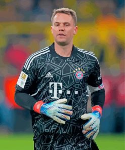 The Goalkeeper Manuel Neuer paint by number