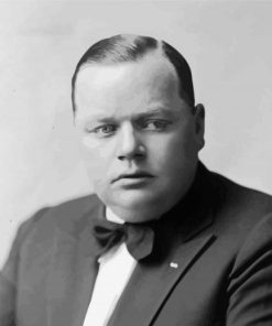 The Actor Roscoe Arbuckle paint by number