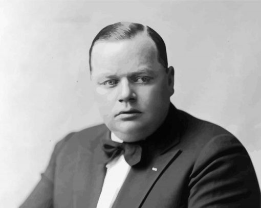 The Actor Roscoe Arbuckle paint by number