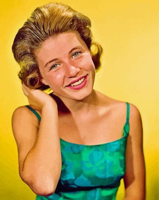 The Actress Patty Duke paint by number