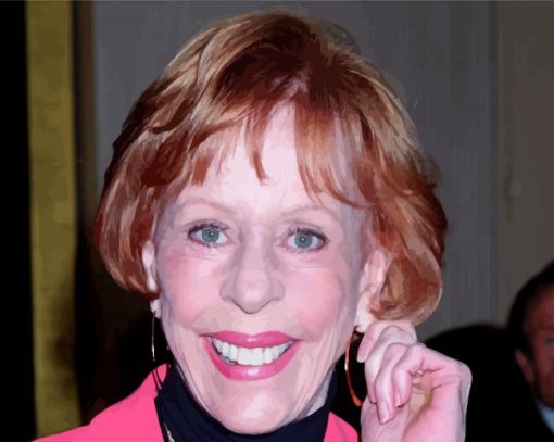 The American Carol Burnett paint by number