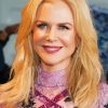 The American Australian Actress Nicole Kidman paint by number