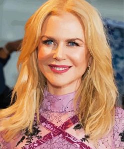 The American Australian Actress Nicole Kidman paint by number