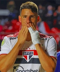 The Football Player Jonathan Calleri Paint by number