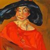 Vintage Old Lady Chaim Soutine paint by number