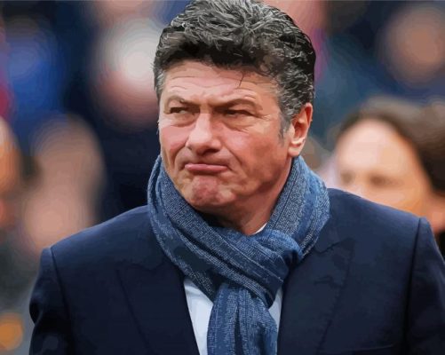 Walter Mazzarri Illustration paint by number