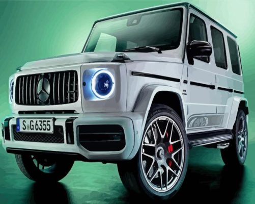 White G Wagon paint by number