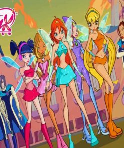 Winx Club Animation Paint by number