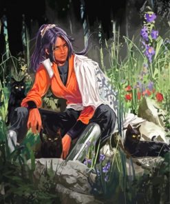 Yoruichi Shihouin Art paint by number