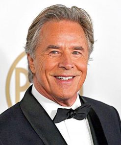 Actor Don Johnson paint by number