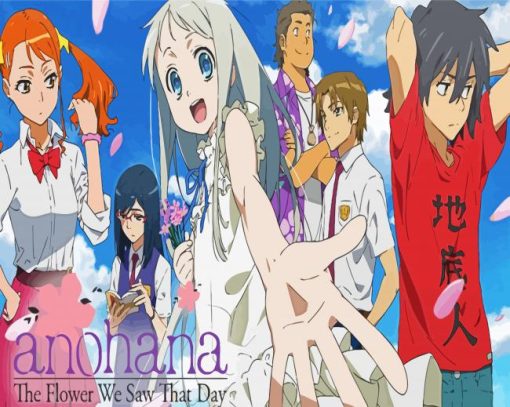 Anohana The Flower We Saw That Day paint by number