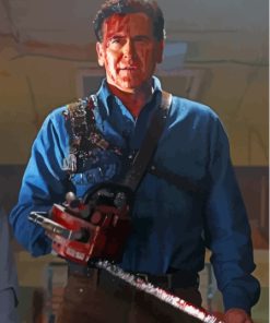 Ash Evil Dead Paint by number