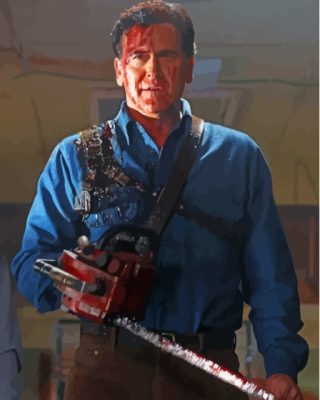 Ash Evil Dead Paint by number