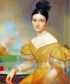 Asher Brown Durand Mrs Winfield Scott paint by number