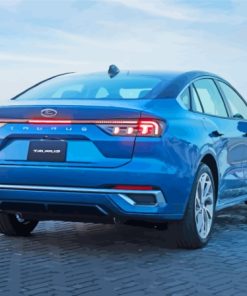 Blue Ford Taurus Car paint by number