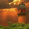 Brick Lighthouse Art paint by number