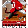 Calgary Stampeders Poster paint by number