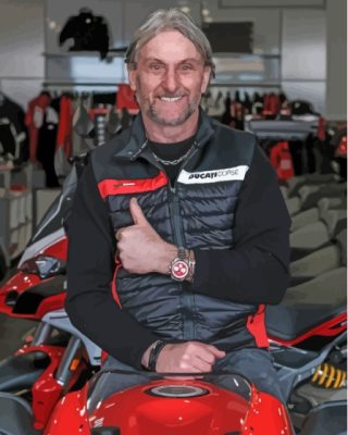 Carl Fogarty paint by number