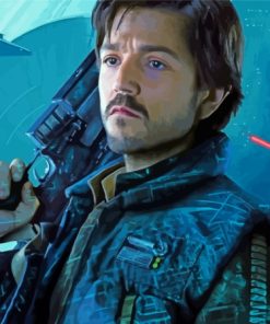 Cassian Andor Character paint by number