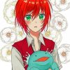 Chise Hatori Anime Girl Art paint by number