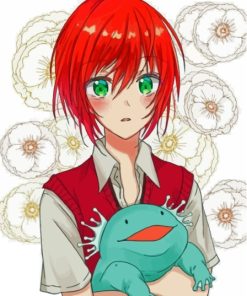 Chise Hatori Anime Girl Art paint by number