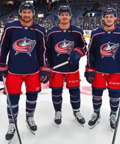 Columbus Blue Jackets Team paint by number