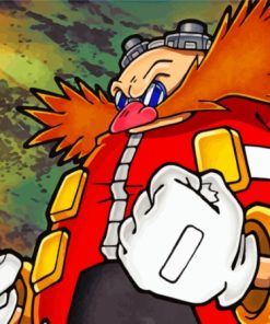 Dr Eggman Art Paint by number