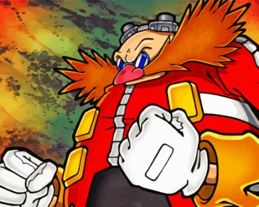 Dr Eggman Art Paint by number