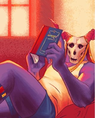 Elias Ainsworth Reading Book paint by number