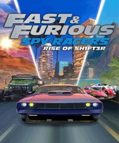 Fast And Furious Spy Racers Poster paint by number