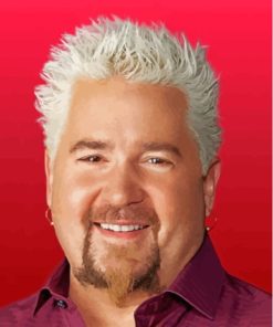 Guy Fieri paint by number