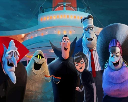 Hotel Transylvania Cartoon paint by number