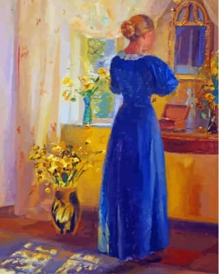 Interior Anna Ancher paint by number