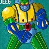 Jeeg Robot Poster paint by number