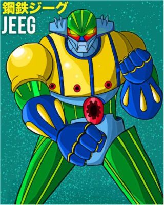 Jeeg Robot Poster paint by number