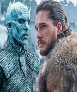 Jon Snow And Night King Got paint by number