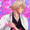 Kisuke Urahara With Cherry Blossom Tree paint by number