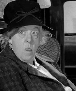 Margaret Rutherford paint by number