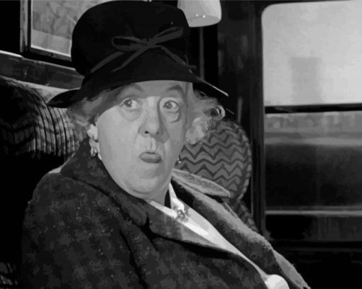 Margaret Rutherford paint by number