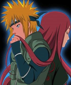 Minato X Kushina Paint by number