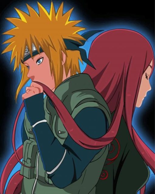 Minato X Kushina Paint by number