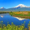 Mount Ararat Springtime paint by number