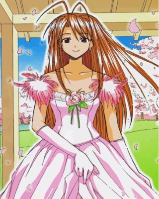 Naru Narusegawa Love Hina Anime paint by number