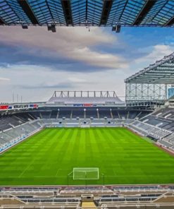 Newcastle United Stadium Paint by number