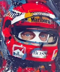 Niki Lauda Art Paint by number