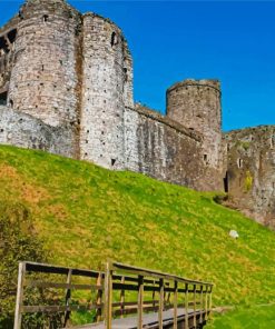 Old Kidwelly Castle Paint by number