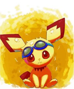 Pichu Pokemon Game paint by number