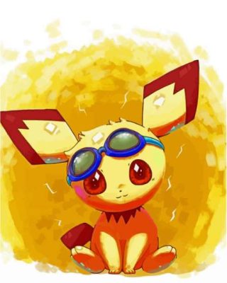 Pichu Pokemon Game paint by number