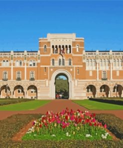 Rice University Houston Paint by number