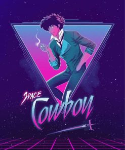 Space Cowboy Illustration Paint by number